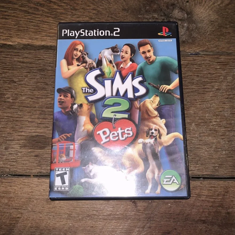 The Sims 2: Pets - Playstation 2 / PS2 Video Game - No Manual